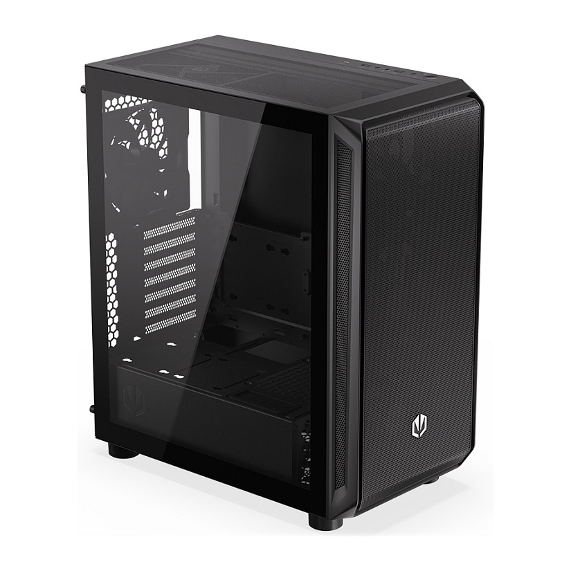 Kasë PC ENDORFY EY2A010 / Midi Tower / 3x 140mm Fan Para / 1x 140mm Fan Mbrapa / SSD 2.5" / HDD 2.5"/3.5" - Zezë - 6