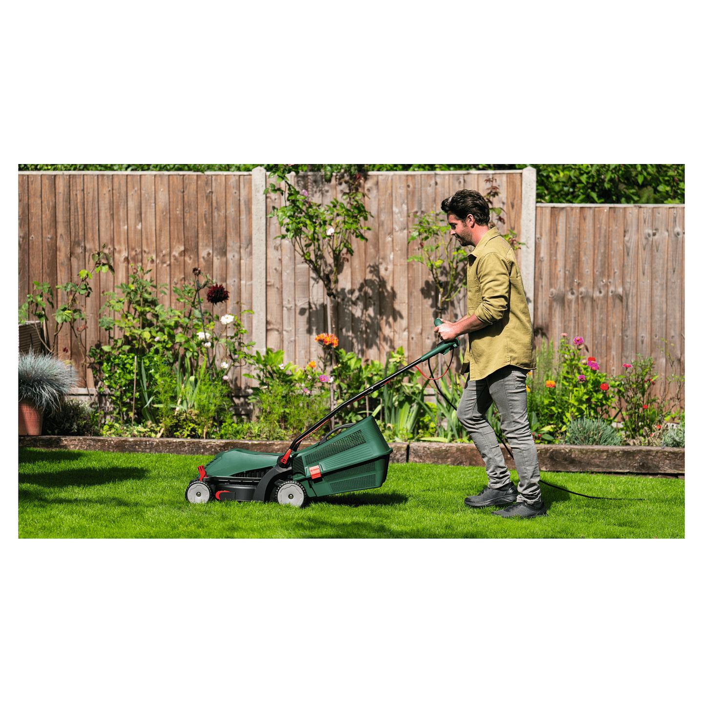 Kositëse Bari Elektrike Bosch UniversalRotak 34-405, 1300W, 34cm, 25–70mm, 40L - Gjelbër/Zezë - 6