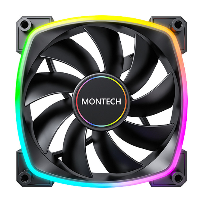 Ftohës për Kasë Montech AX140 PWM / 140mm / PWM – Zezë - 2
