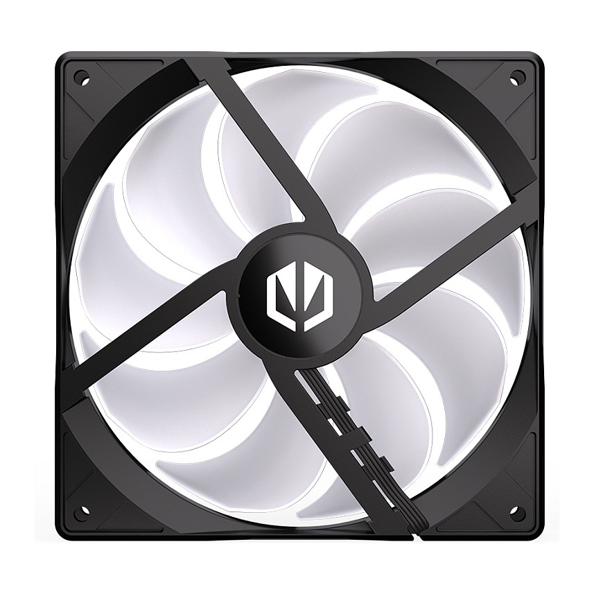 Ftohës për Kasë Endorfy Stratus / 140mm / 200-1200 RPM / ARGB / PWM – Zezë - 12