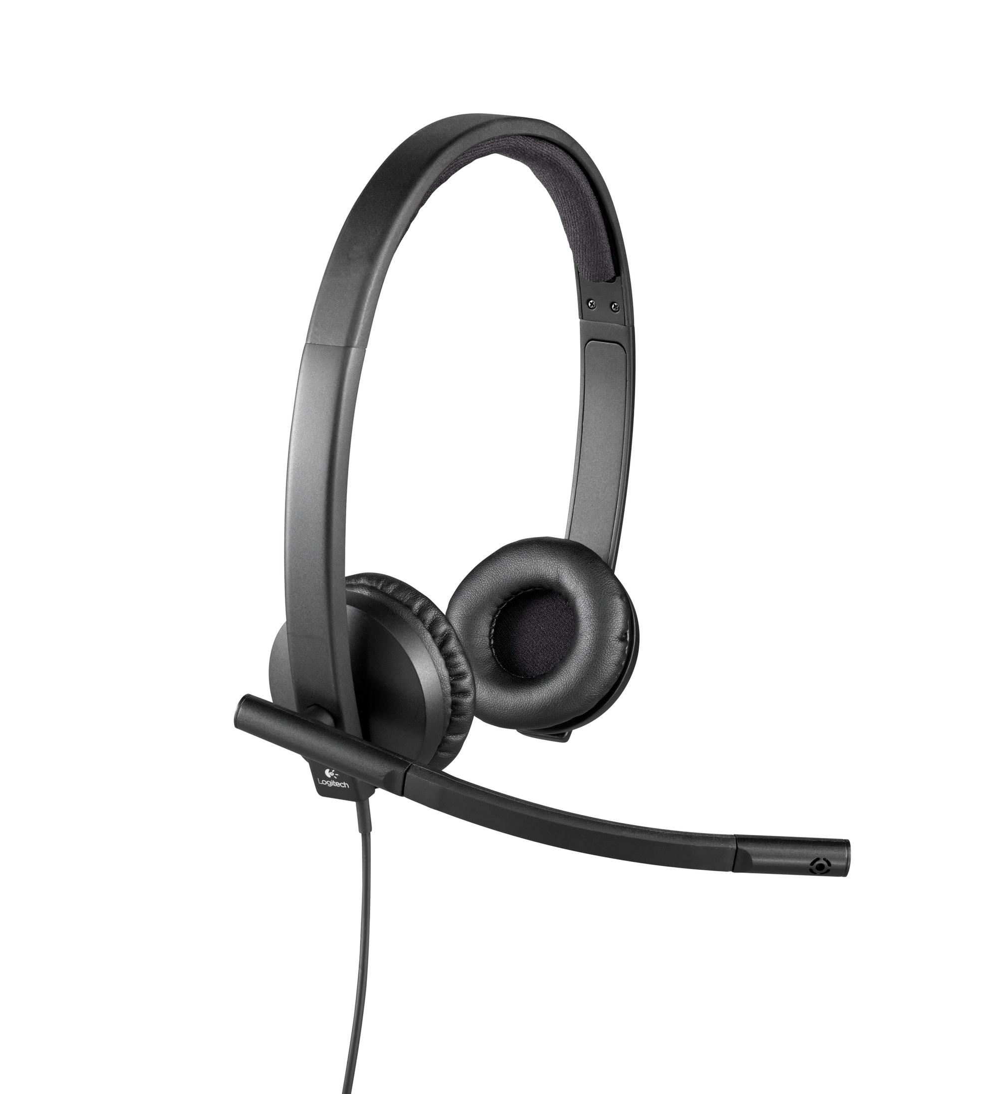 Kufje me Kabllo Logitech H570e Stereo 981-000575 / USB-A - Zezë - 4