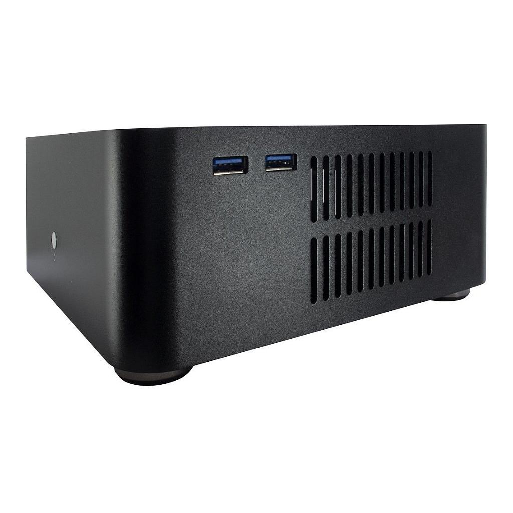 Kasë Inter-Tech ITX A80, Mini-ITX, Mini-Tower, 2x USB 3.0, Furnizim 60W - Zezë - 5