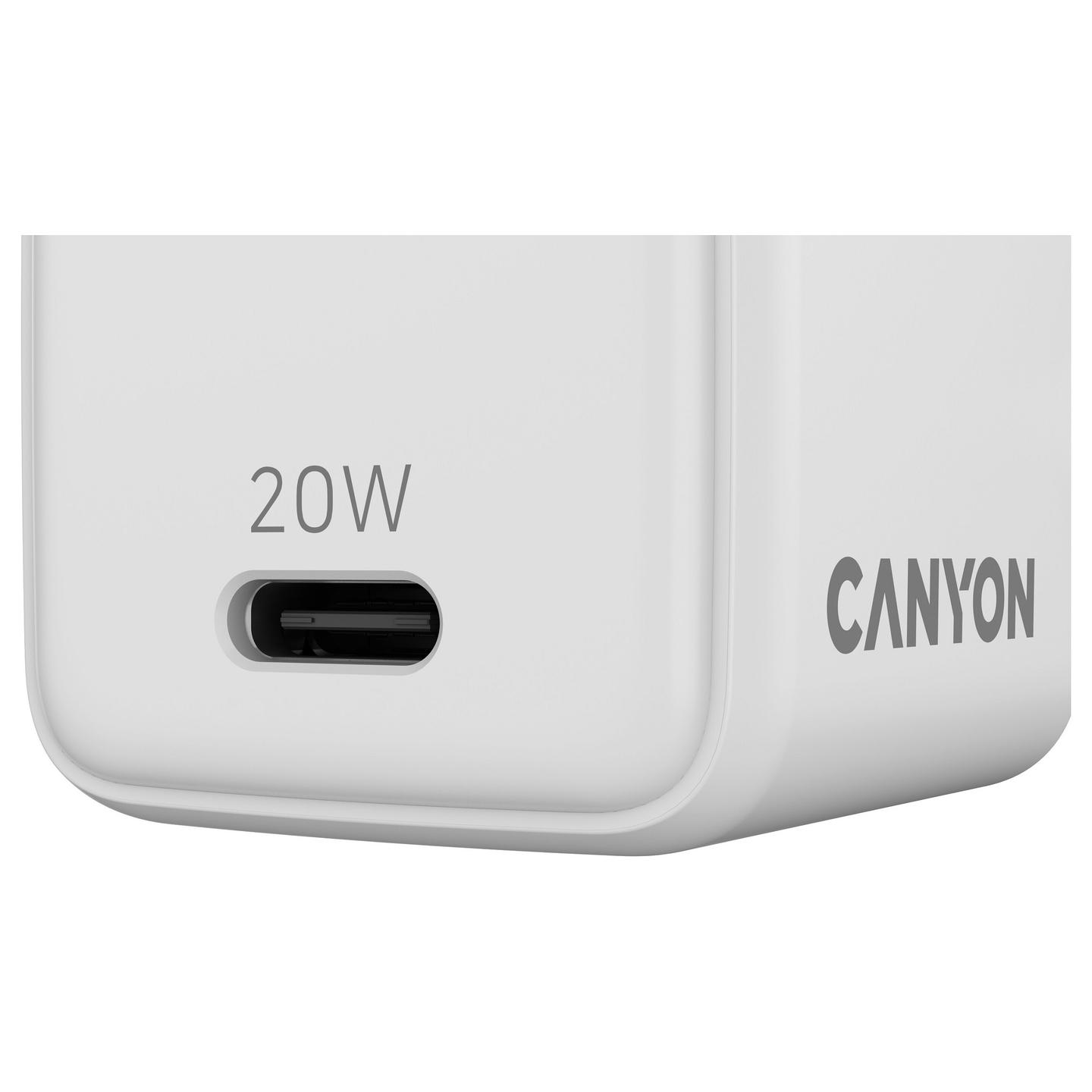 Karikues Canyon CU20C / GaN / USB-C / Power Delivery / 20 W / EU - Bardhë - 2