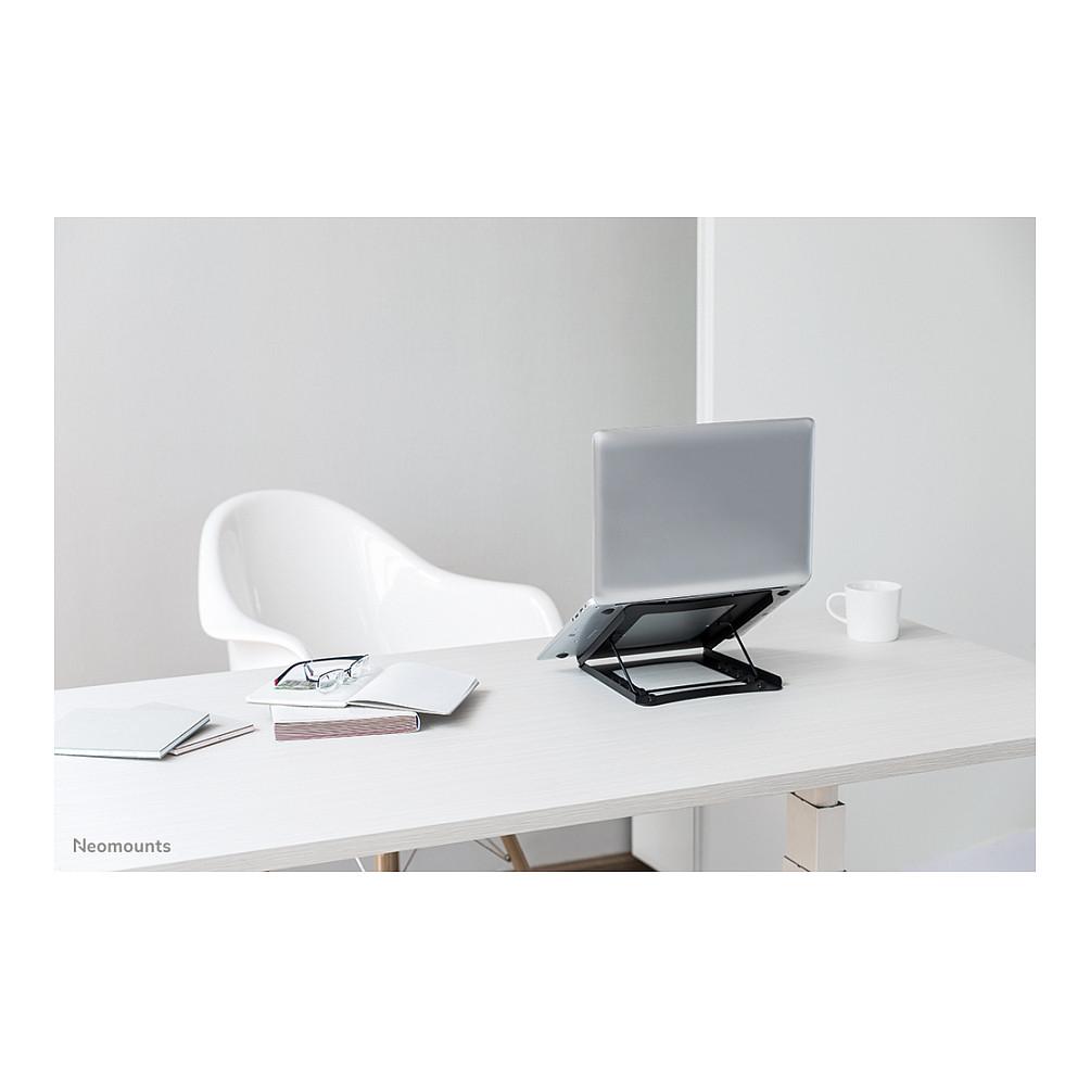 Mbajtës për Laptop Neomounts NSLS075BLACK, 10"-16", i Palosshëm, 5 Pozicione, deri 5kg, Çelik - Zezë - 18