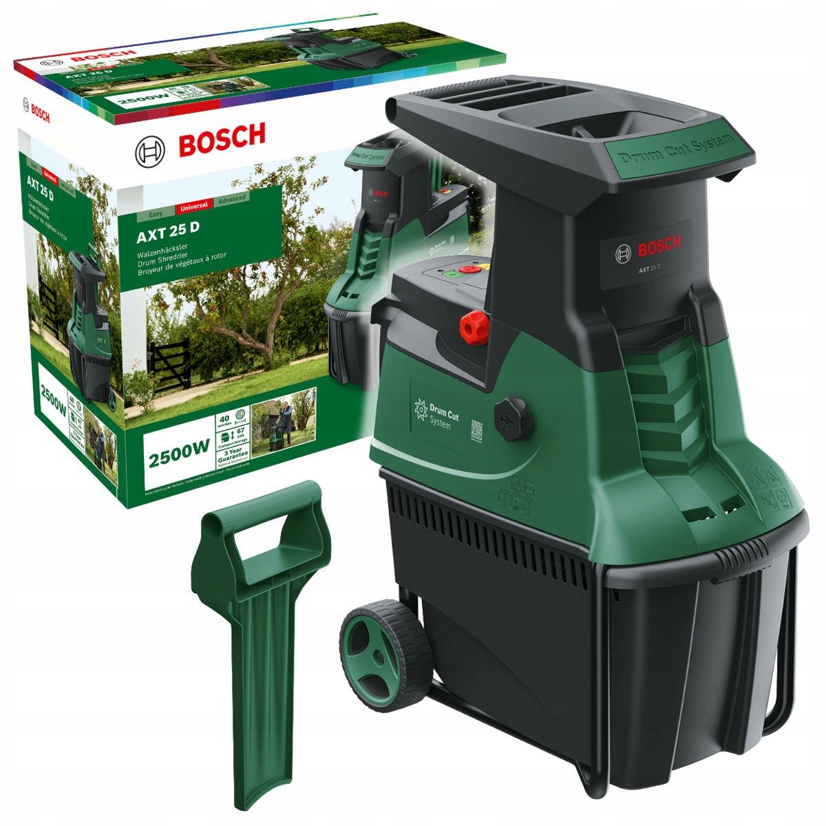 Grirëse Elektrike Bosch AXT 25 D, 2500W, 40mm, 53L - Zezë/Gjelbër - 2