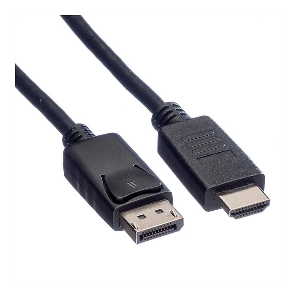 Kabllo DisplayPort ROLINE GREEN 11.44.5782 / DisplayPort 1.1 në HDMI / 3m / Full HD 60Hz - Zezë - 3