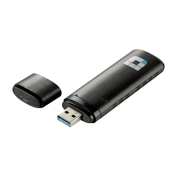 Adapter për Rrjet D-Link DWA-182, USB 2.0, Wi-Fi 5 AC1200, Dual-Band 2.4 GHz dhe 5 GHz - Zezë - 3