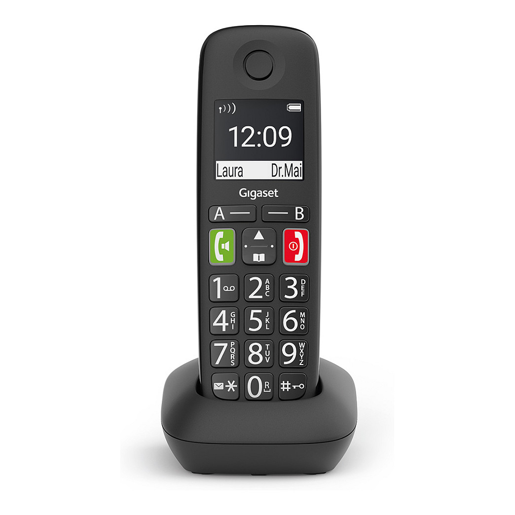 Telefon i thjeshtë Gigaset E290HX / 2" / DECT & Hands-Free - Zezë - 7