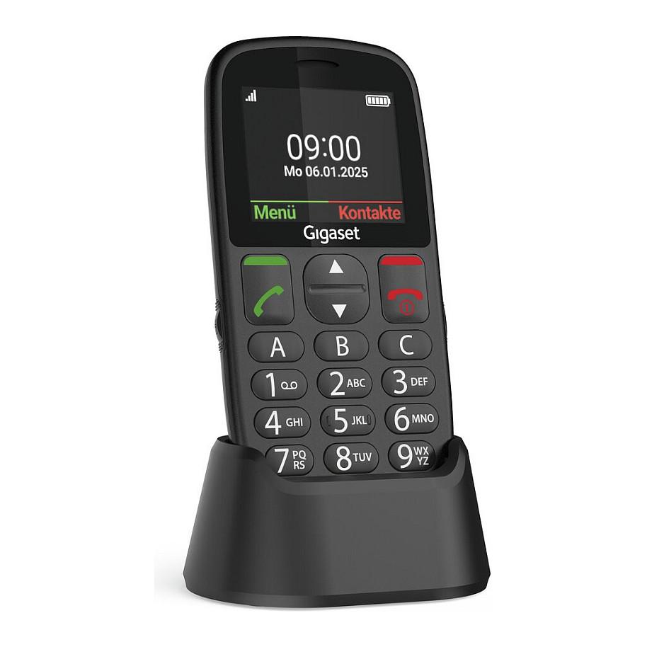 Telefon i Thjeshtë Gigaset GL395, 2G, Dual SIM, Ekran 2.2" TFT me Ngjyra, 32MB RAM, 32MB Memorie, Buton SOS, IP44 - Zezë - 6