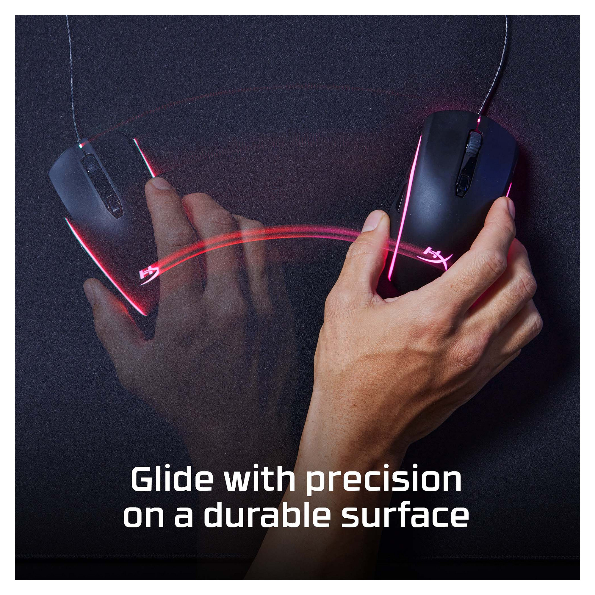 Mauspad Gaming HyperX Pulsefire Mat XL HMPM1-XL / Sipërfaqe e Optimizuar / Anti-shqyerje / Anti-rrëshqitëse / 900 × 420 × 3 mm - Zezë - 3