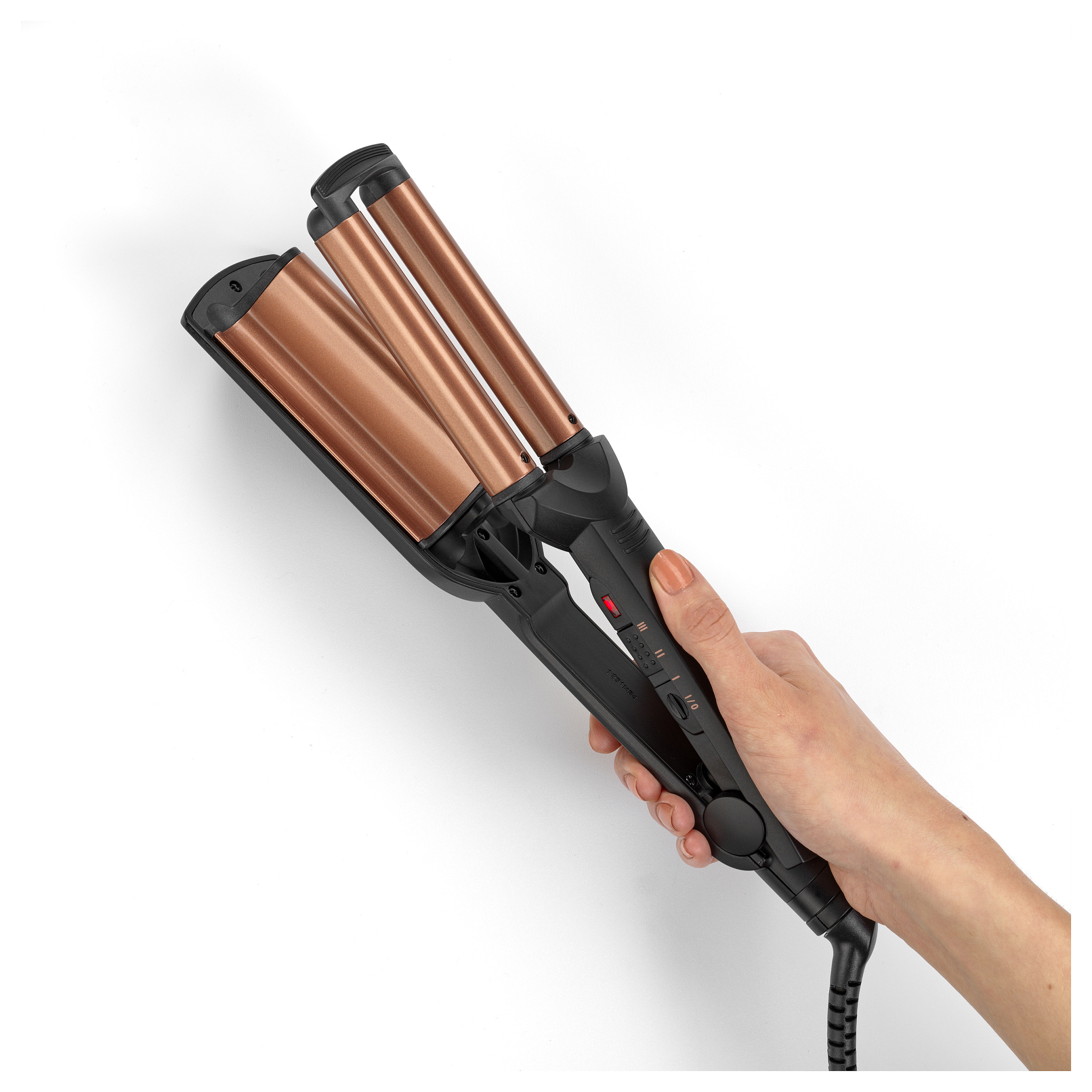 Stiluese për flokë BaByliss Deep Waves W2447E / Tourmaline-Ceramic / 3 Temperatura / 200°C / Advanced Ceramics – Zezë/Bronz - 12