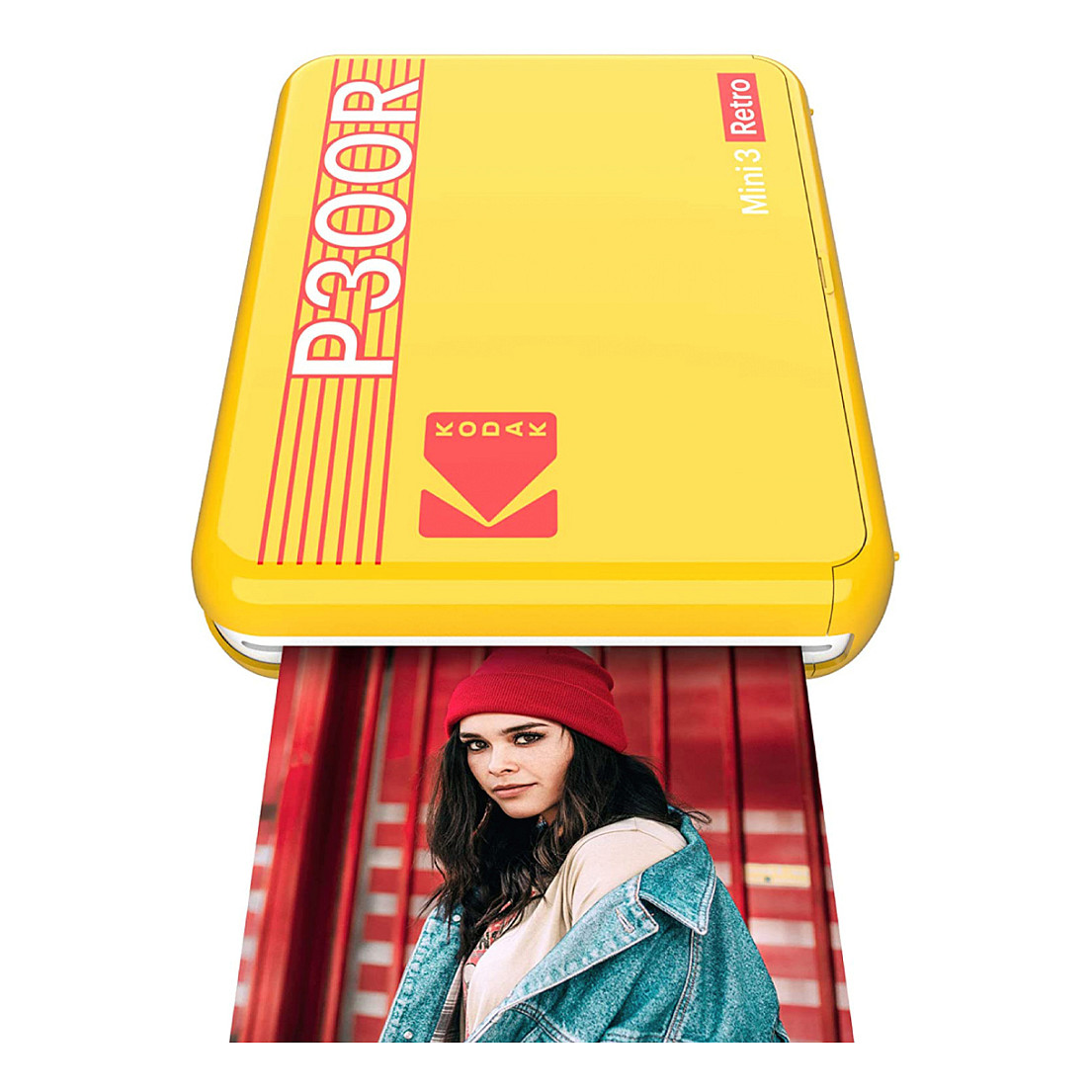 Printer për Foto Kodak Mini 3 Square Retro / Dye-Sublimation / 76 × 76 mm / Bluetooth - Verdhë