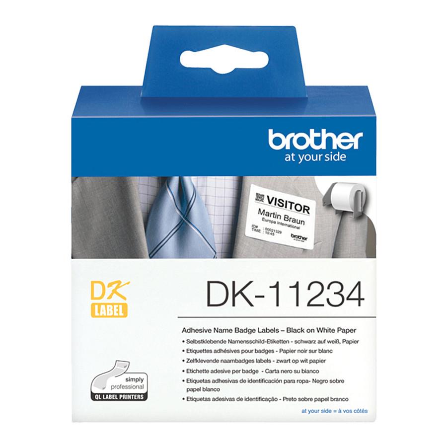 Etiketa për Printer Brother DK-11234 / 86 × 60 mm / 260 copë - Bardhë - 3