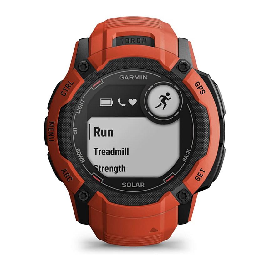 Orë e Mençur Garmin Instinct 2X Solar, GPS Multi-Band, Karikim Solar, Fener LED, Garmin Pay, 10 ATM - Kuqe - 4