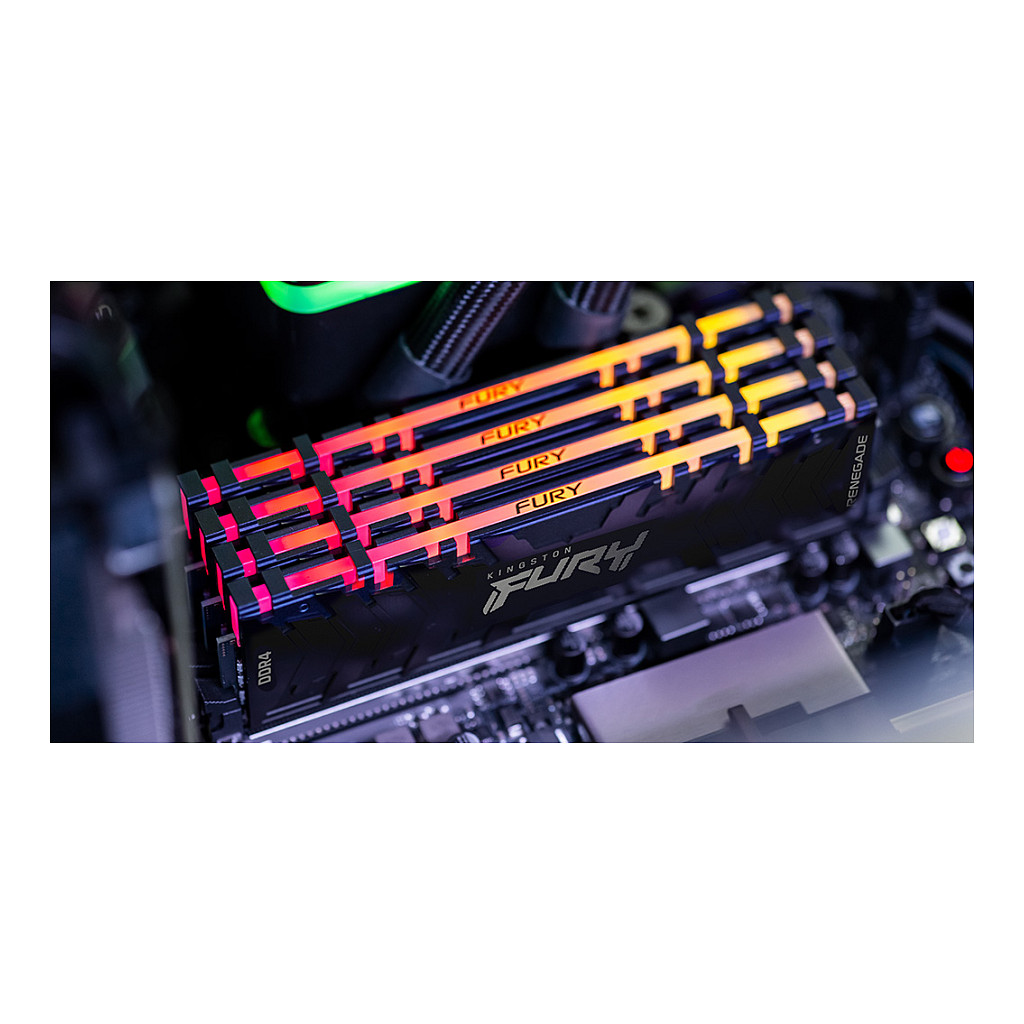 RAM Memorie DDR4 Kingston FURY Renegade RGB / 64GB (2x32GB) / DIMM / 3200 MHz / 288-pin - Zezë - 19