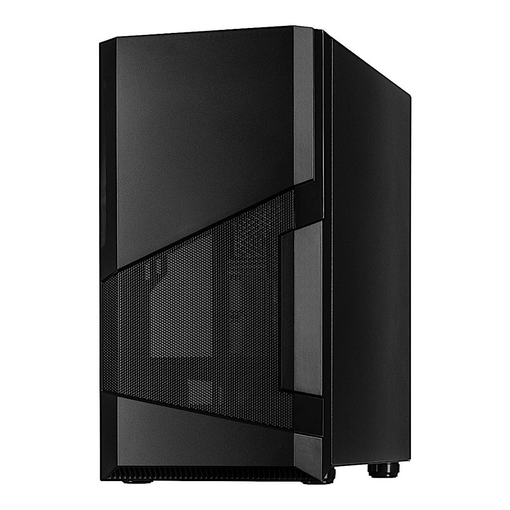 Kasë PC Inter-Tech SM-007 Enforcer / Mini Tower / Micro-ATX / Mini-ITX / 2x 120/140mm Fan Support / 3x 2.5" + 1x 3.5" Bay / Tempered Glass - Zezë - 3