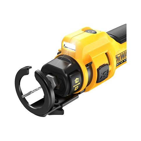 Frezë për Gipskarton me Bateri DeWALT DCE555N-XJ, 18V, Brushless, 26000rpm, 1/4", 1/8" - Zezë/Verdhë - 4