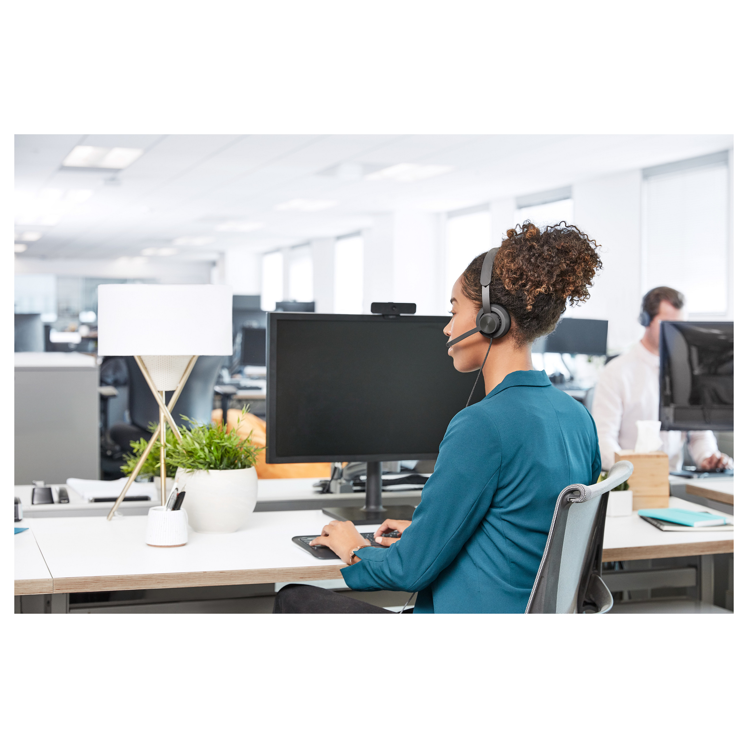 Kufje me kabllo Logitech Zone Wired UC / USB-C & USB-A / Duo - Graphite - 8