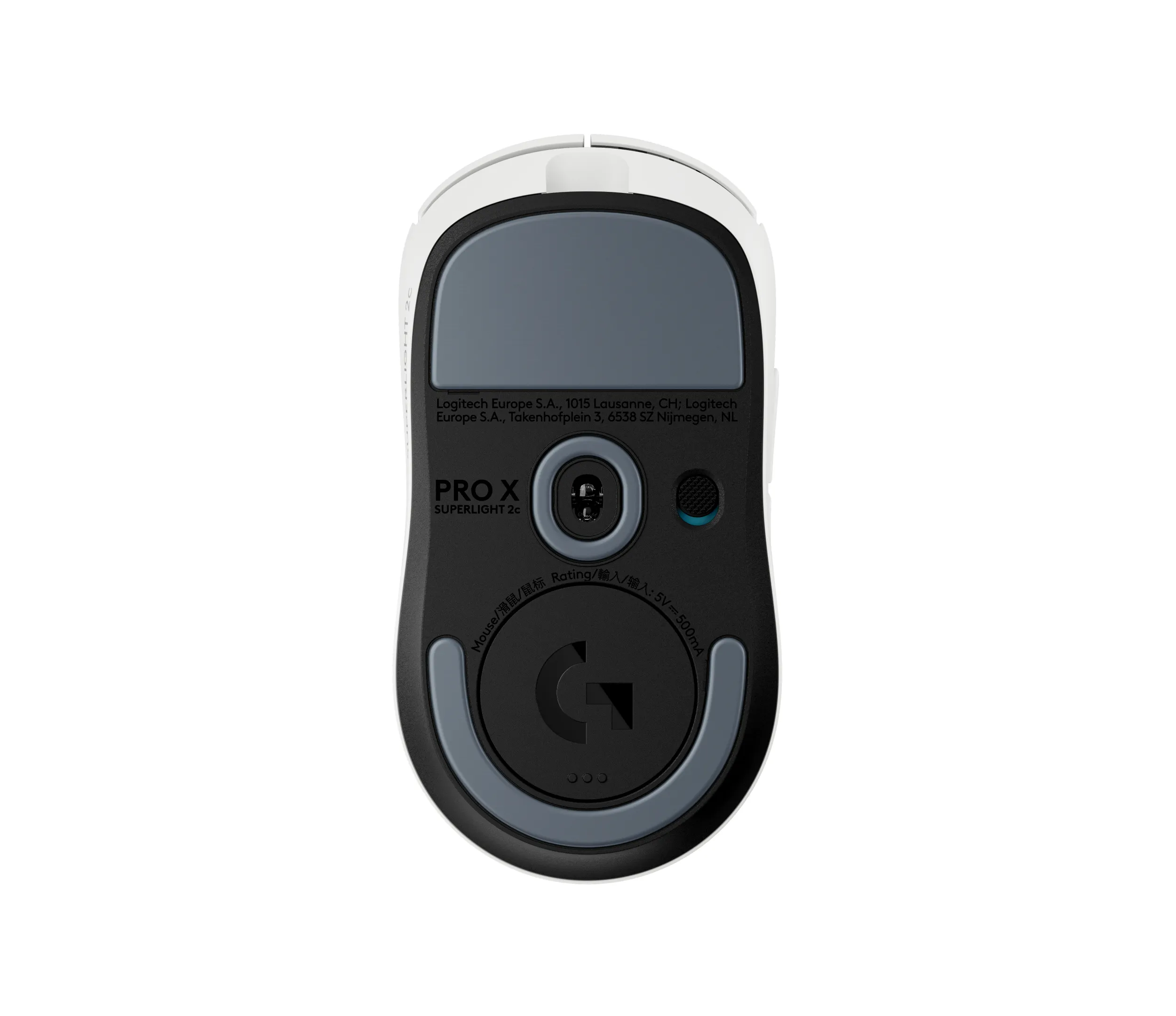 Maus Gaming Logitech G PRO X SUPERLIGHT 2c / Wireless / HERO 2 / 44.000 DPI / 8.000 Hz / 53g / USB-C – Bardhë - 5