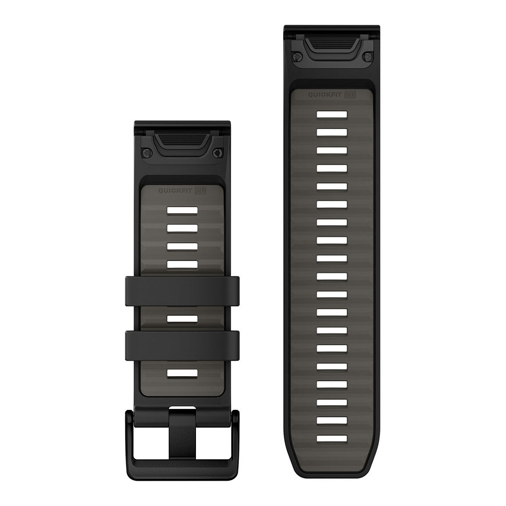 Rrip për orë Garmin QuickFit / 26mm - Zi / Gri - 2