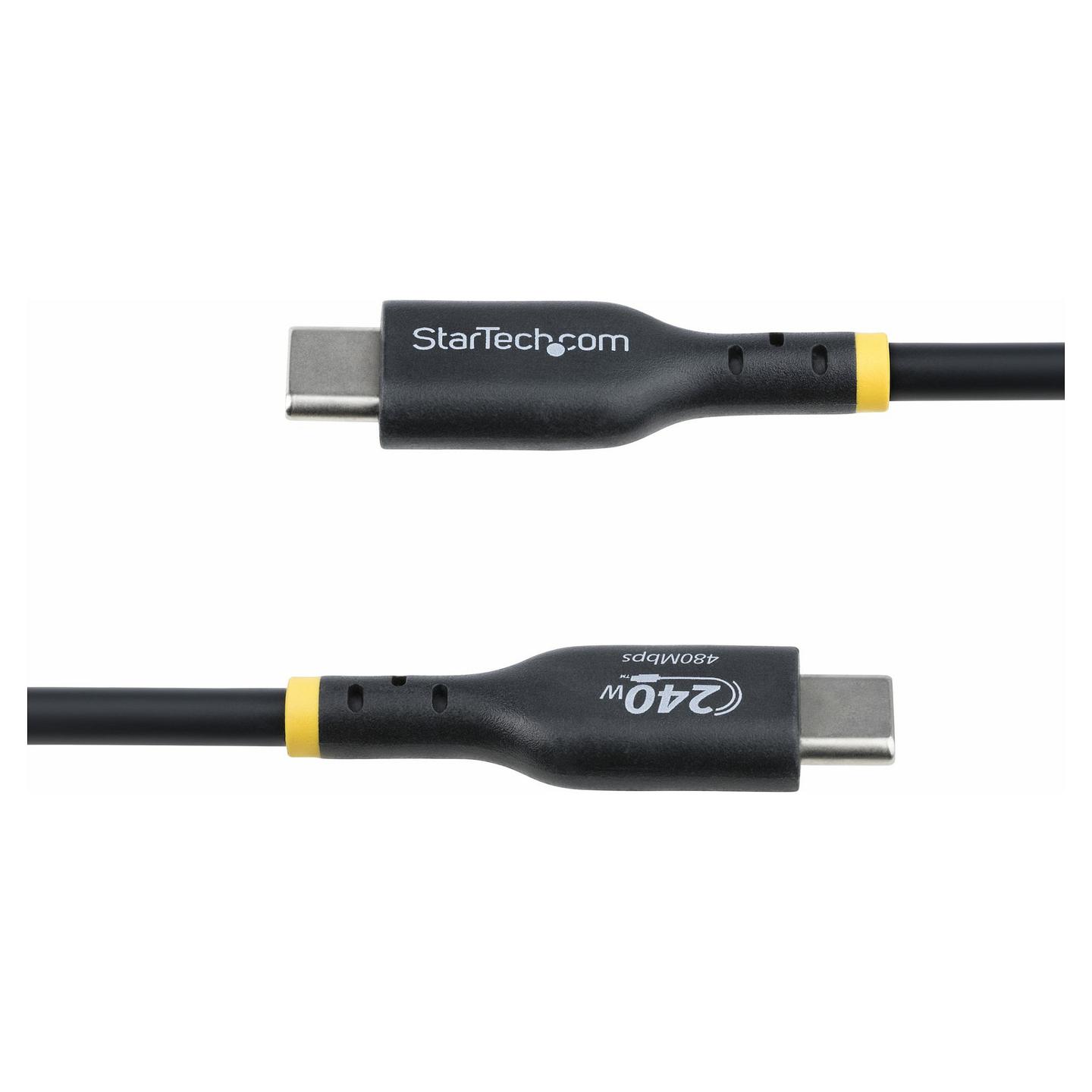 Kabllo USB StarTech.com USB2EPR3M / USB-C në USB-C / USB 2.0 / 480 Mbit/s / PD EPR 240W / 3m - Zezë - 4