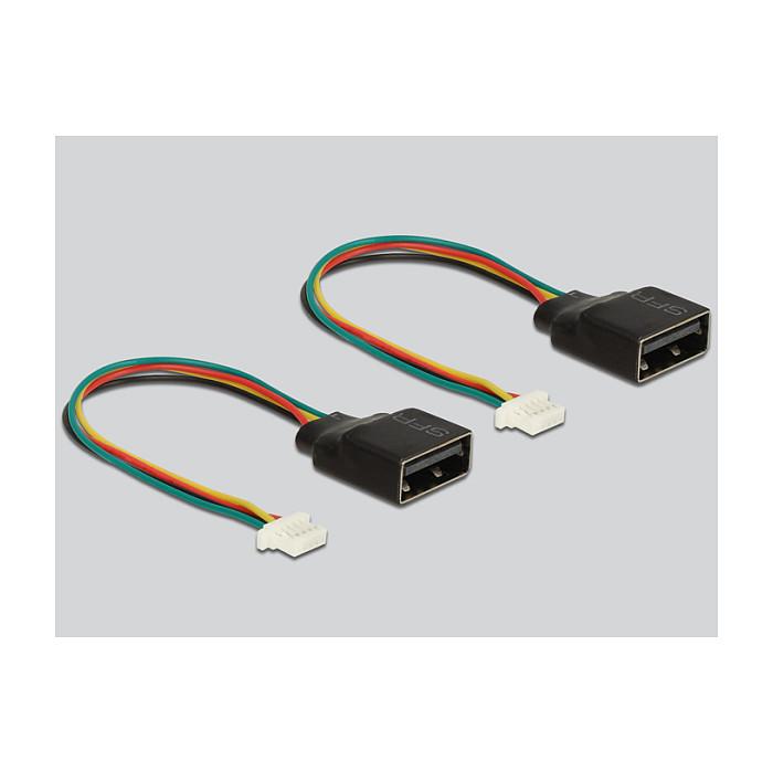 Kartë Zgjerimi Mini PCI Express Delock 95242 / Mini PCIe Full Size / 2x USB 2.0 Type-A / 480Mbps - 2