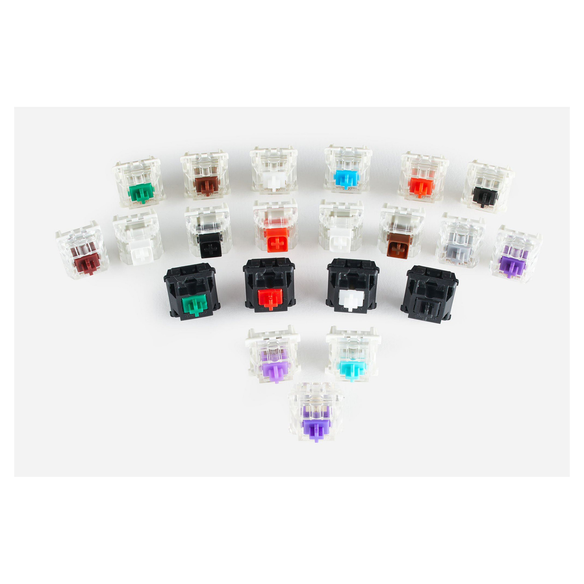 Aksesorë për Tastierë Switch-e Mekanike Gateron Black / 120-Pack / MX-Compatible / SMD LED - Zezë - 2