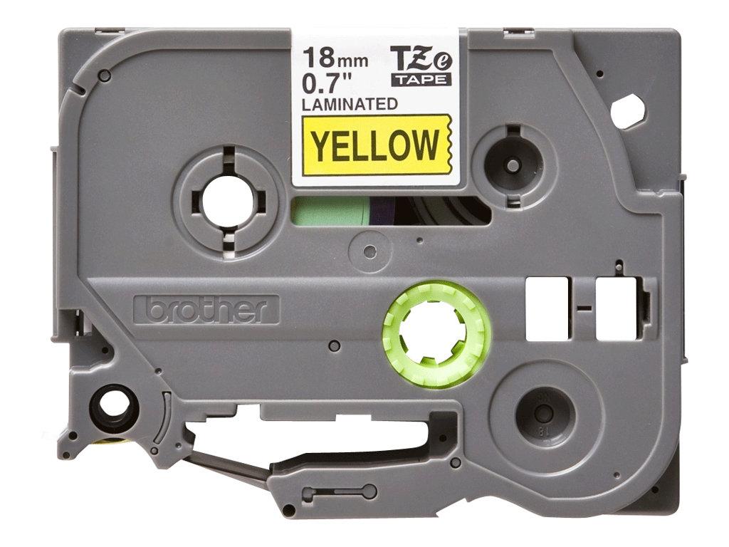 Shirit për Printer 3D Brother Colour Ribbon TZE-641 / TZE641 - Zezë mbi Verdhë - 2