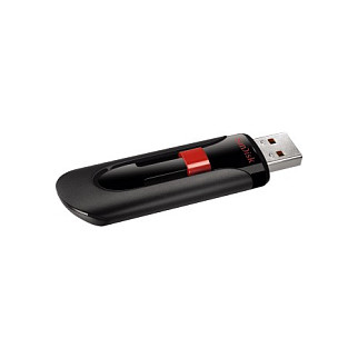 USB Flash Drive SanDisk Cruzer Glide / SDCZ60-128G-B35 / 128GB / USB 2.0 / SecureAccess - Zezë/Kuqe - 6