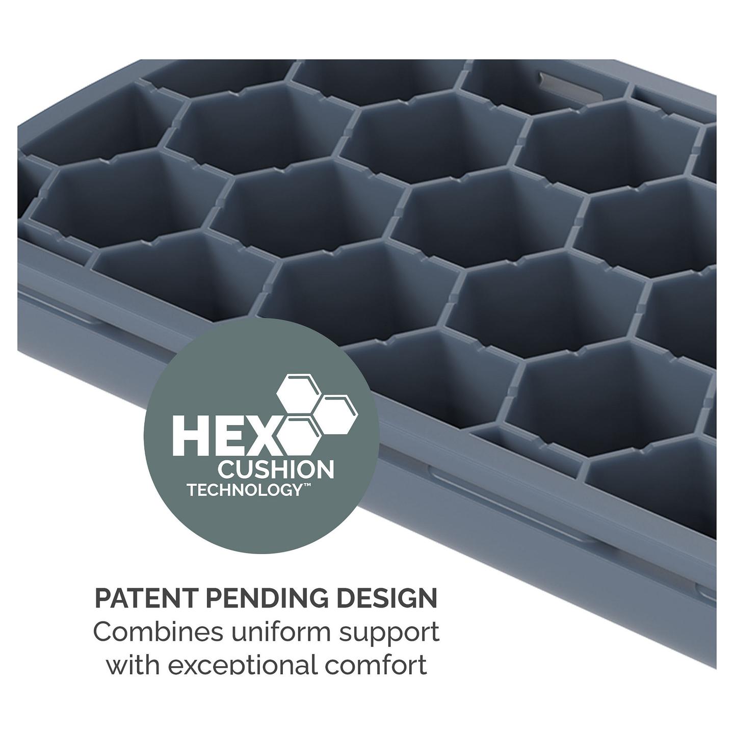 Mbështetëse për Kyçet Fellowes Breyta / Për Tastierë / Silikon / 47 × 6 cm / Microban / HEX Cushion - Blu - 6