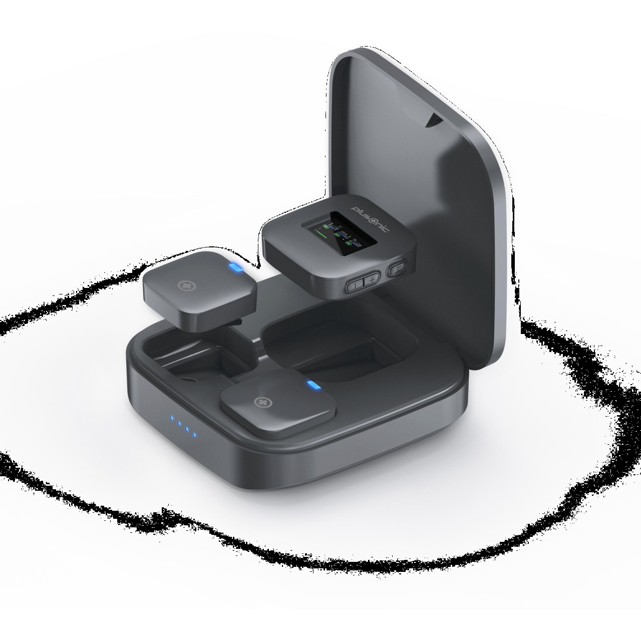Mikrofon Wireless Plusonic Kit PS‑TDS8 – USB‑C / Lightning / 3.5mm Klinke – WiFi – ALLTRAVEL - 3