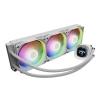 Ftohës për Procesor Gamdias Aura GL360 Digital / 360mm / 3x120mm / ARGB / Ekran 2.1" / AIO - Bardhë - 2