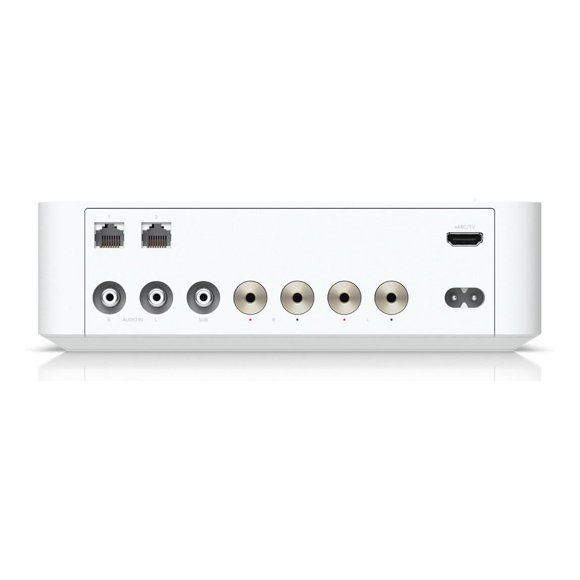 Ubiquiti UniFi PowerAmp UPL-Amp-W Network Audio Amplifier / 2×130W / Stereo / HDMI eARC / Wi-Fi / Gigabit Ethernet – White - 6