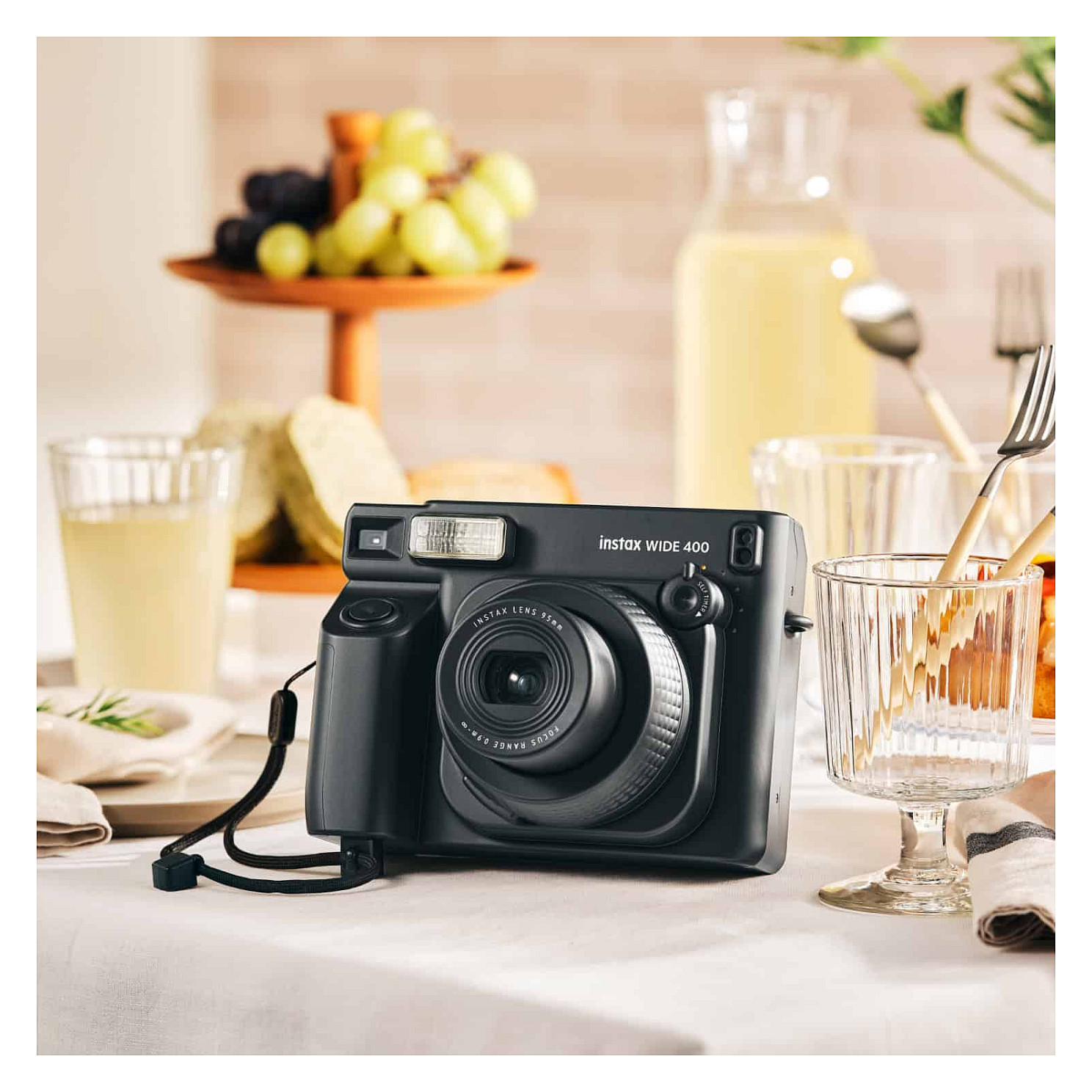 Kamerë Instant Fujifilm instax WIDE 400 / 95mm F14 / 62x99mm / Self-Timer / Selfie Mirror / Flash - Zezë - 8