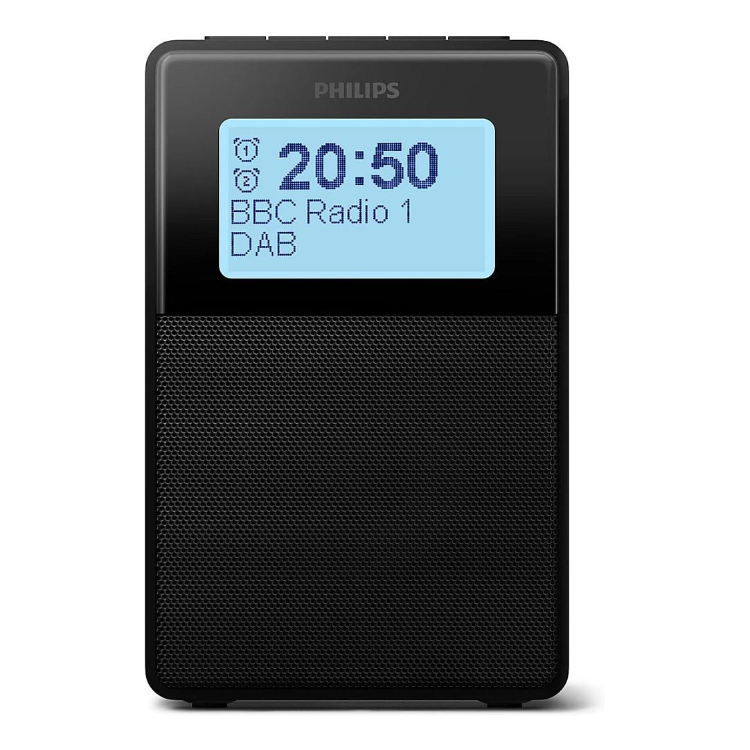 Radio me Orë Philips TAR5100/10, DAB+, FM/RDS, Bluetooth 5.3, Alarm, LCD, 2.5W - Zezë