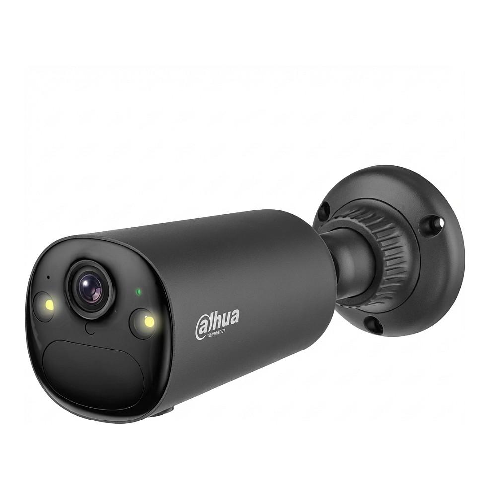 Kamerë Sigurie IP CCTV Dahua Apollo Bullet C1, 4MP, 2.1 mm, Wi-Fi 6, IR 15 m, Smart Dual Light 20 m, PIR 12 m, IP66 - Zezë