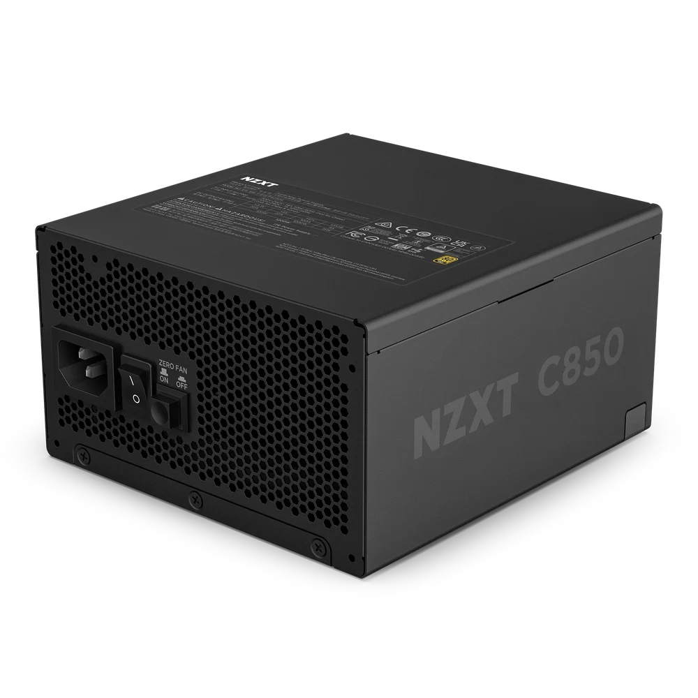 Furnizues Energjie NZXT C850 Gold / 850W / 80 PLUS Gold / Modular / ATX 3.1 / 12V-2x6 - Zezë - 4