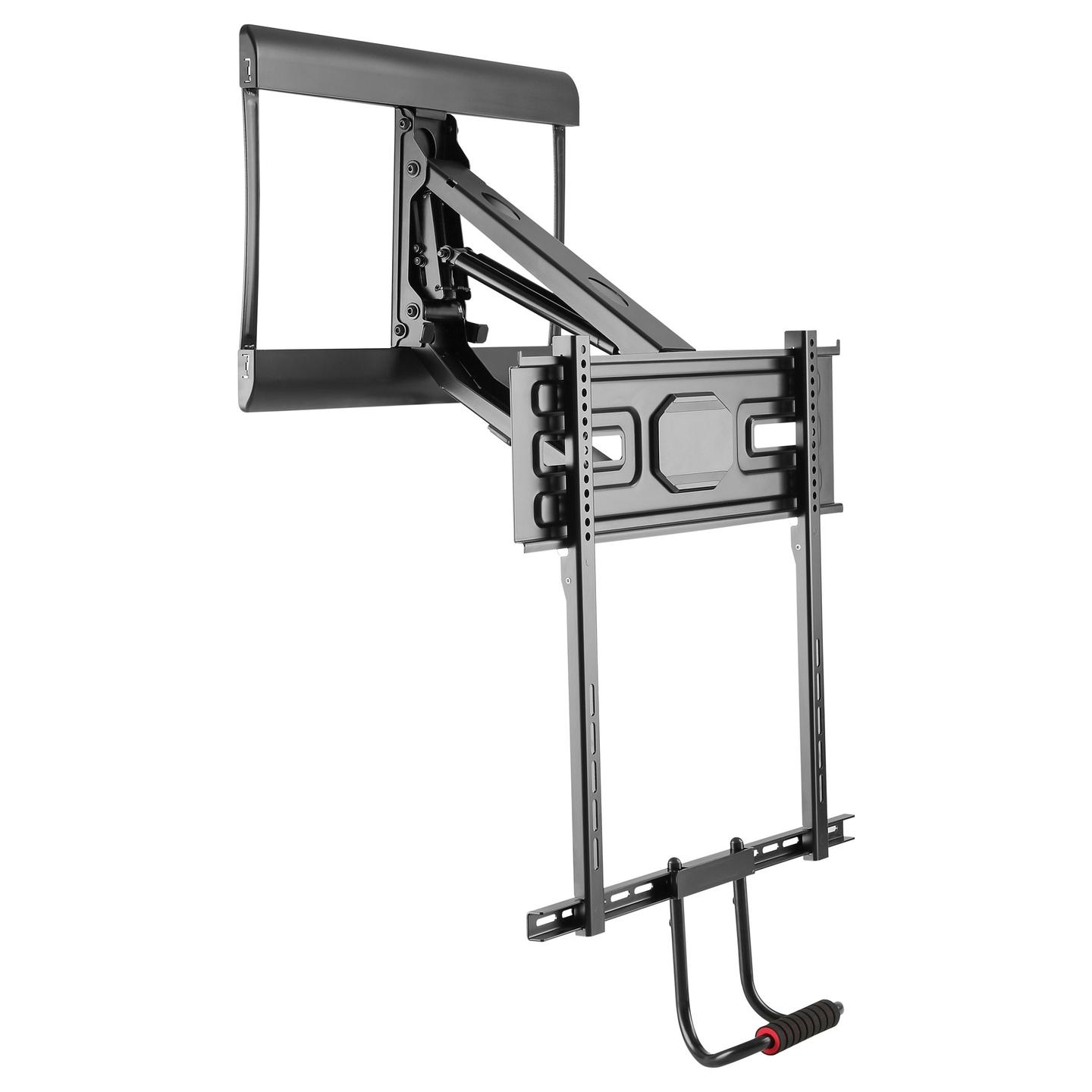 Mbajtëse Muri për TV Equip 650326 / 43"-70" / 35kg / Pull-Down / Tilt -5° deri -12° / Swivel ±30° - Zezë - 2