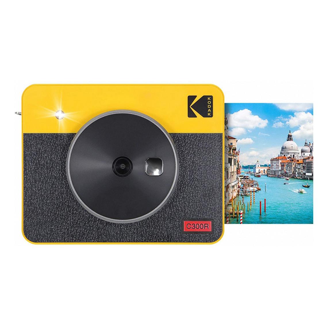 Kamerë digjitale Kodak Mini Shot Combo 3 Retro, 10MP, 3×3", Bluetooth, 4PASS, 1.7" - Verdhë/Zezë - 2