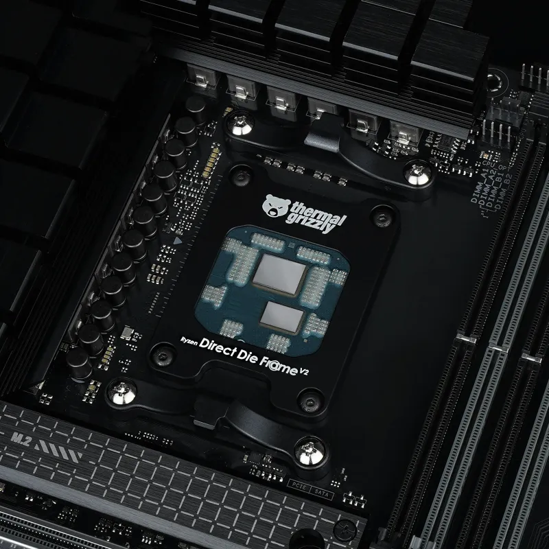 Aksesor për Ftohës Thermal Grizzly Direct Die Frame V2 - Zezë - 2