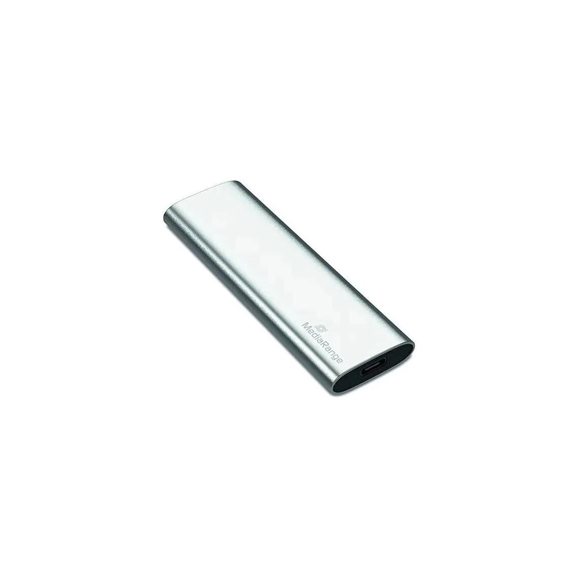SSD e Jashtme MediaRange MR1100 / 120GB / USB Type-C / USB 3.2 Gen 2 - Argjend
