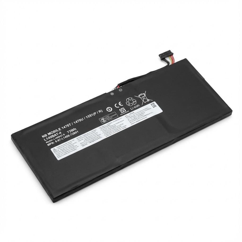 Bateri Wortmann Terra Mobile 1470T/1470U/1551, 7.7V, 9600mAh, 73Wh, Li-Polymer