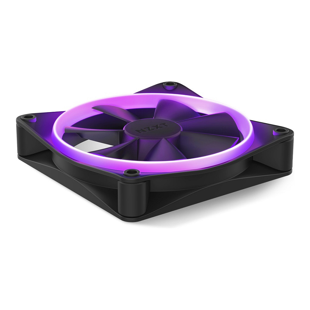 Ftohës për Kasë NZXT F120 / 120mm / 500-1800 RPM / PWM / RGB – Zezë - 6