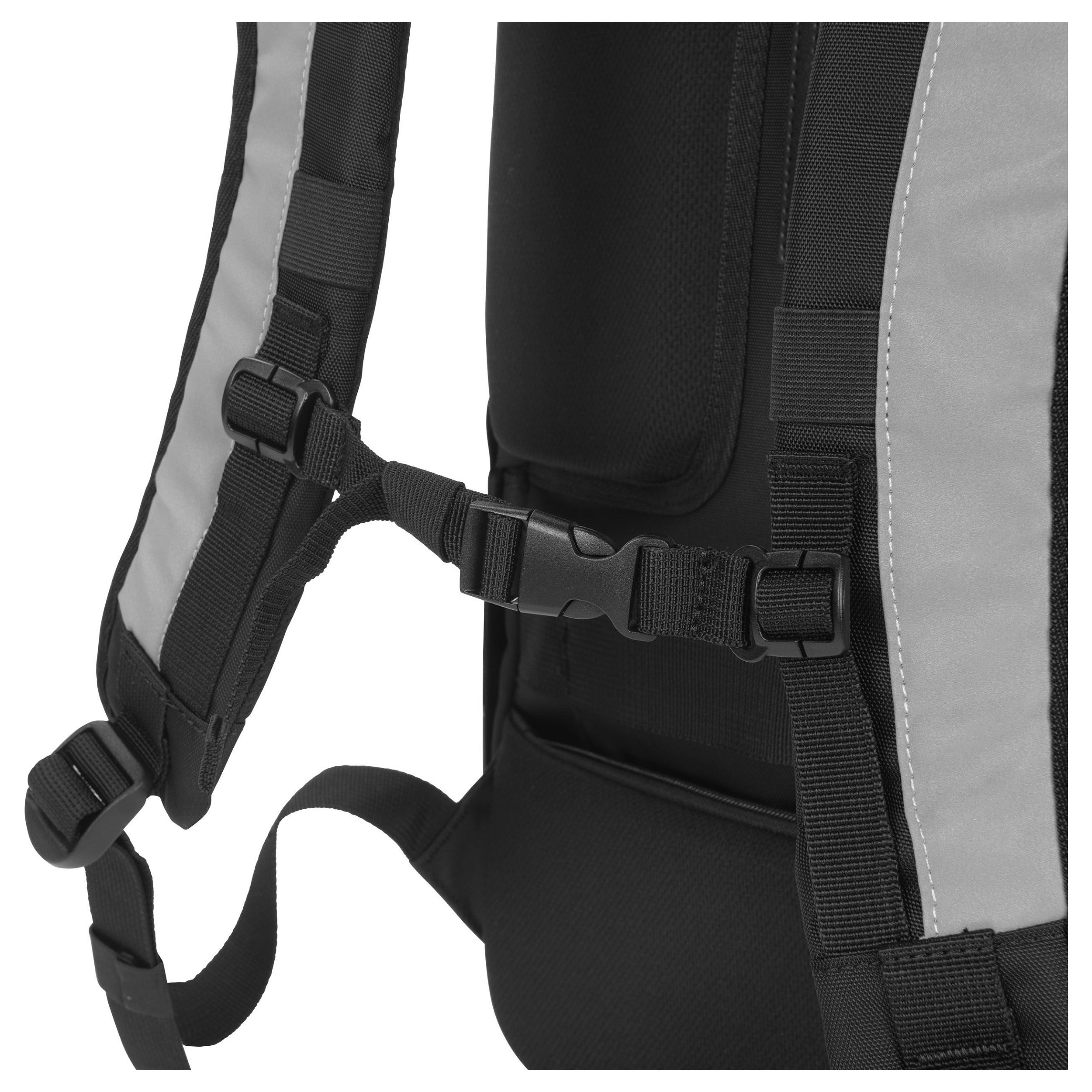 Çantë DICOTA Hi-Vis V2 / 15.6" / 25L / 600D rPET / Reflective / Rain Cover - Zezë - 8