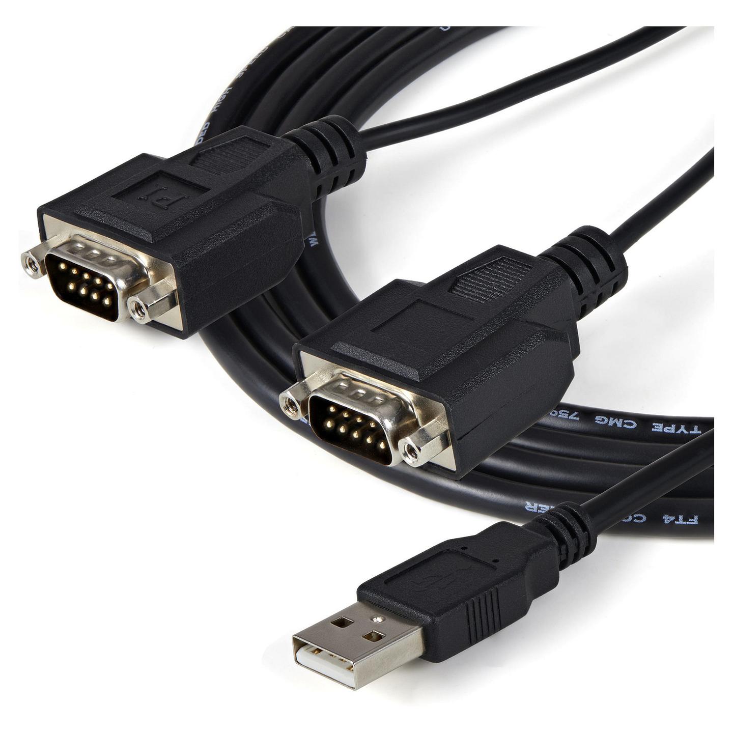 Adapter Serial StarTech.com ICUSB2322F, USB-A në 2x RS-232 DB9, USB 2.0, 921.6 Kbps – Zezë - 5