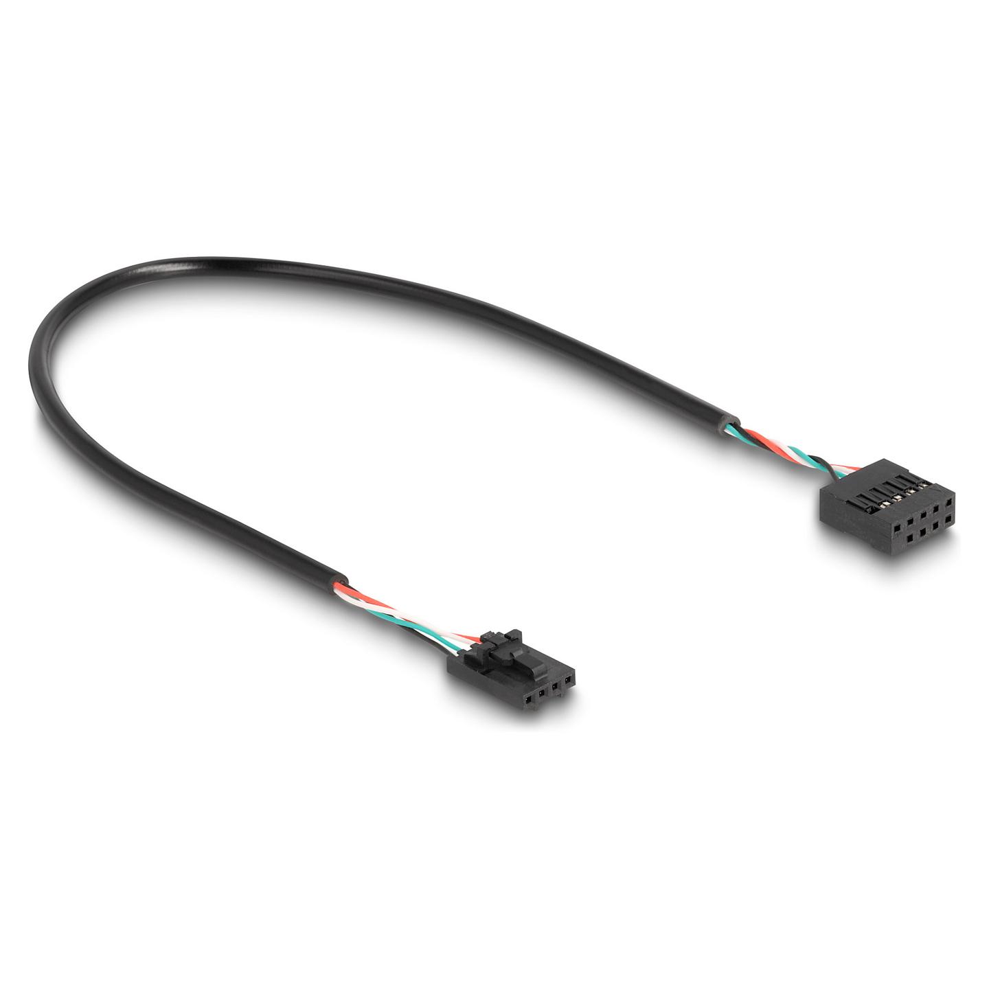 Hub USB DeLOCK 61100 / Input USB 2.0 4-Pin / Output 2x USB 2.0 9-Pin / 480Mbps - Zezë/Blu - 3