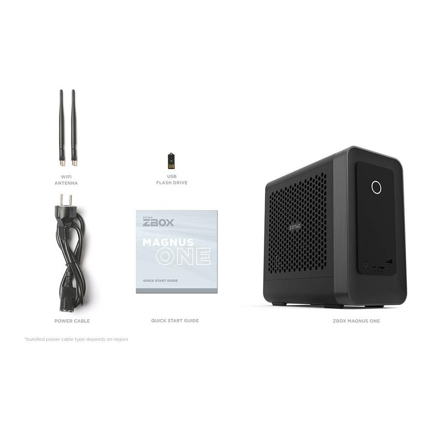 Mini Kompjuter ZOTAC MAGNUS ONE EU275070C, Ultra 7 265, 16GB DDR5, 1TB, RTX 5070 12GB - Zezë - 9