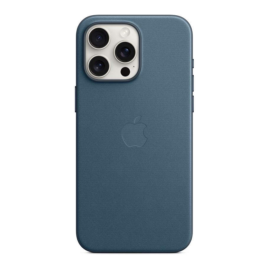 Case për Telefon Apple iPhone 15 Pro Max FineWoven me MagSafe - Pacific Blue - 3