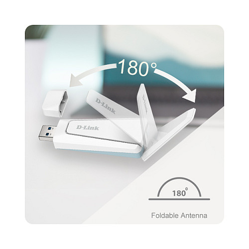 Adapter USB Wi-Fi 6 D-Link AX18U AX1800 - 7