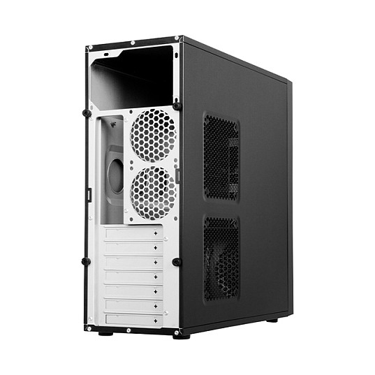 Kasë PC Chieftec HQ-01B-OP / Midi Tower / ATX / Fan 80/120mm / HDD 3.5" - Zezë - 2